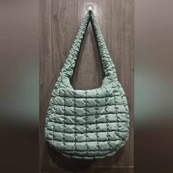 Urban Expressions Handbags - Urban Expressions Quilted Green Bag